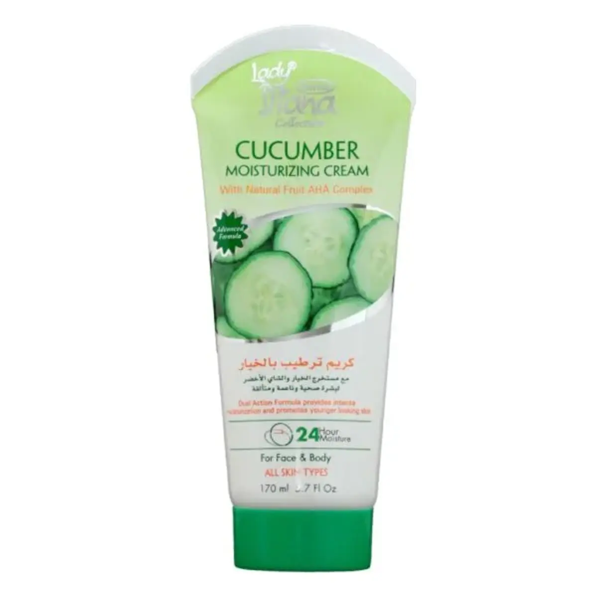 Lady Diana Moisturizing Cream Cucumber Cream 170Ml